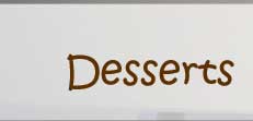desserts