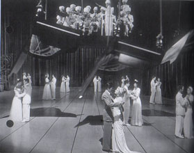 The Ballroom from the dream sequence in Spellbound, 1945