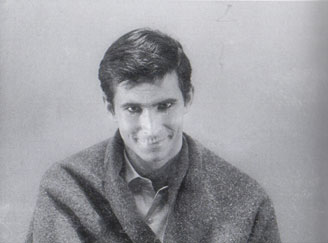 Anthony Perkins in Psycho, 1960